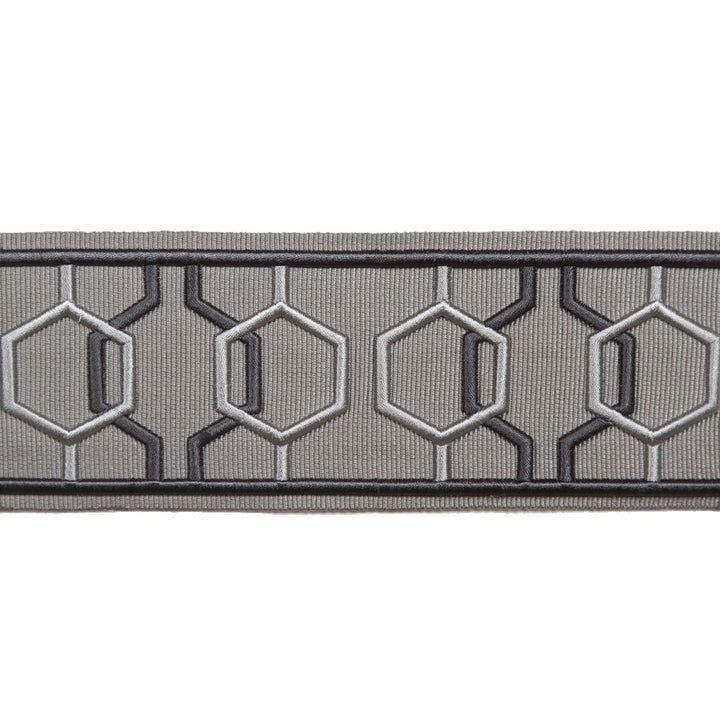 BD110 BORDER 2.875" Steel by RM CoCo Trim Creative Threads 99% Rayon 1% Polyester See Sample 0 Horizontal: 3.875 and Vertical: 0 2.875 - Fabric Carolina -