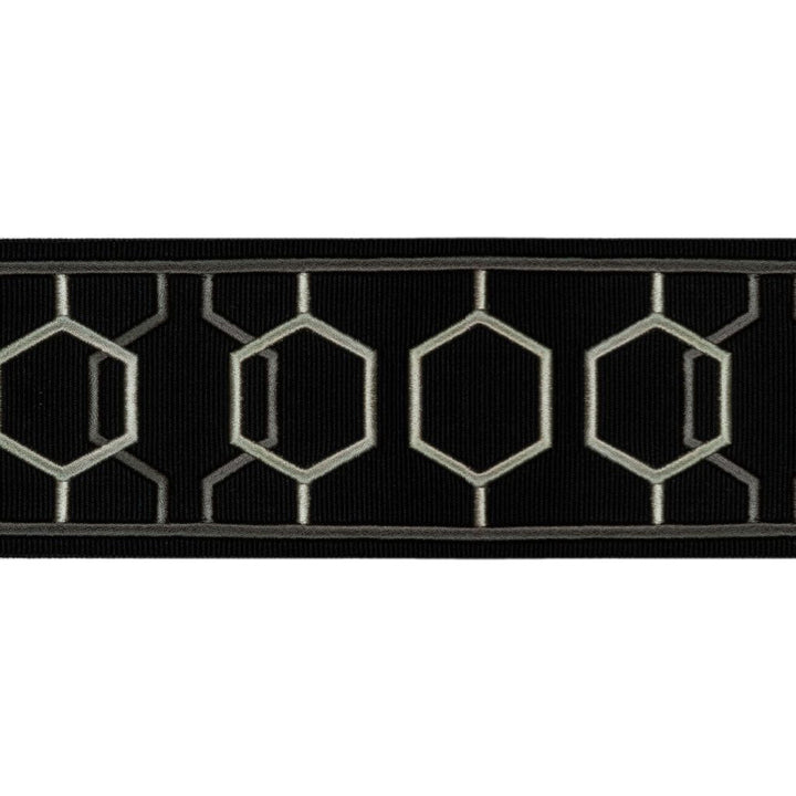 BD110 BORDER 2.875" Midnight by RM CoCo Trim Creative Threads 99% Rayon 1% Polyester See Sample 0 Horizontal: 3.875 and Vertical: 0 2.875 - Fabric Carolina -