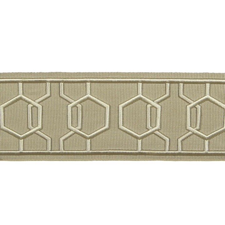 BD110 BORDER 2.875" Sand by RM CoCo Trim Creative Threads 99% Rayon 1% Polyester See Sample 0 Horizontal: 3.875 and Vertical: 0 2.875 - Fabric Carolina -