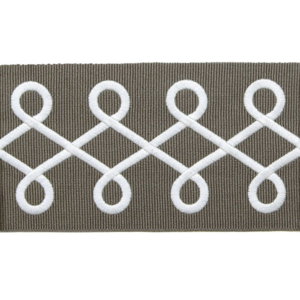 BD108 BORDER 3.125" Gray by RM CoCo Trim Creative Threads 95% Rayon 5% Polyester See Sample 0 Horizontal: 1.375 and Vertical: 0 3.125 - Fabric Carolina -