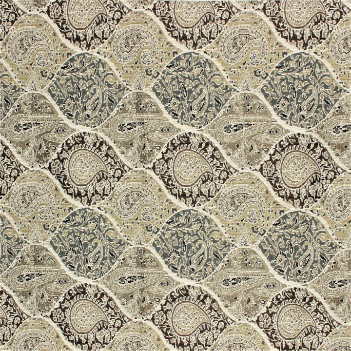 Bridlewood Paisley Platinum by RM CoCo Fabric Inspired Living Vol 12 82% Polypropylene 18% Polyester See Sample 15000 Horizontal: 9.25 and Vertical: 13.25 54 - Fabric Carolina -