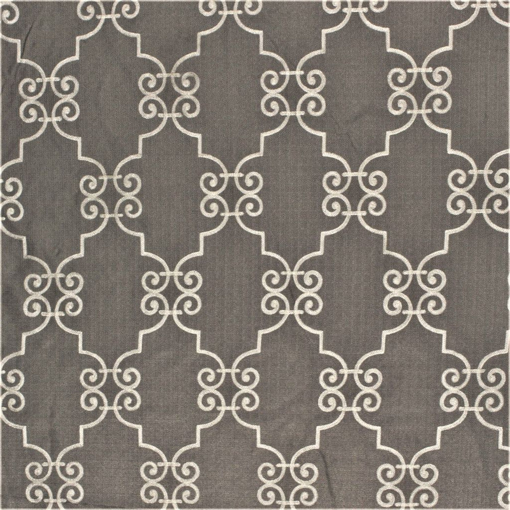 French Quarter Silver Cloud by RM CoCo Fabric Inspired Living Vol 12 100% Polyester See Sample 0 Horizontal: 7.511.75 57  - Fabric Carolina -