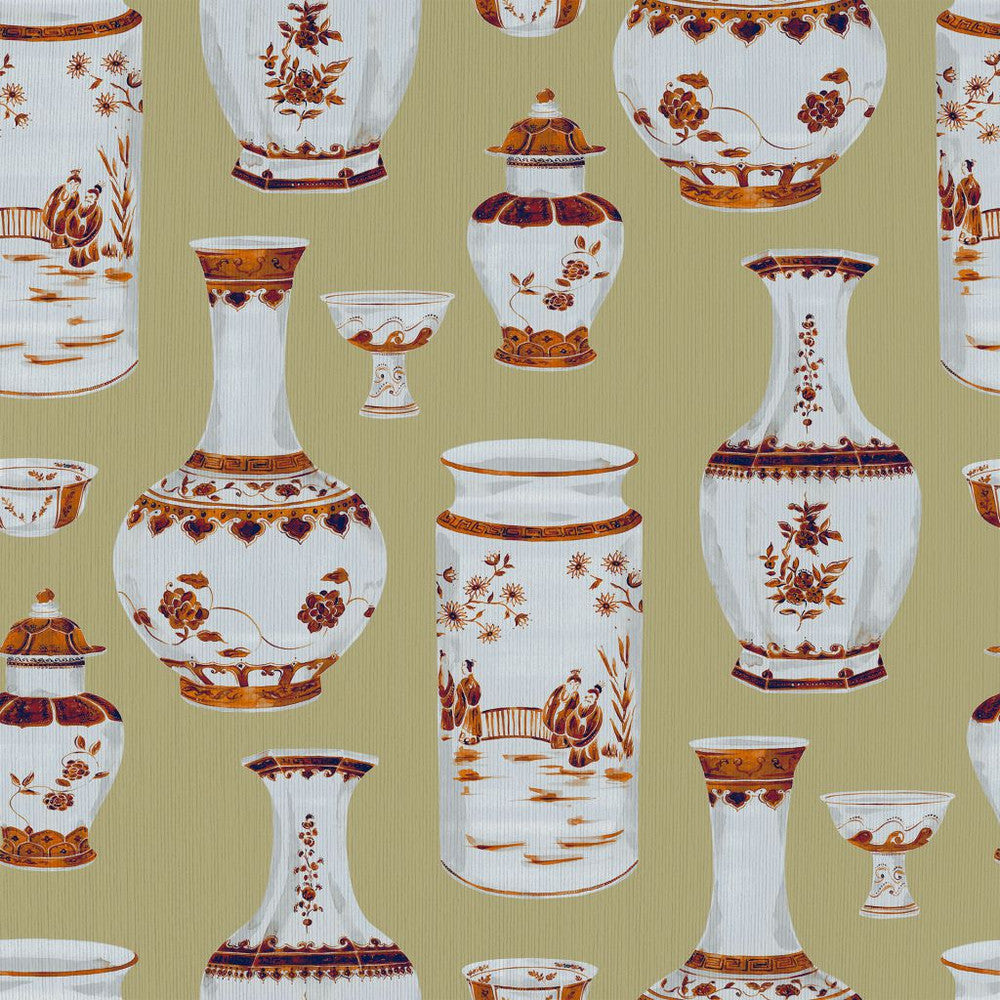 Ming Dynasty Cinnabar by RM CoCo Fabric