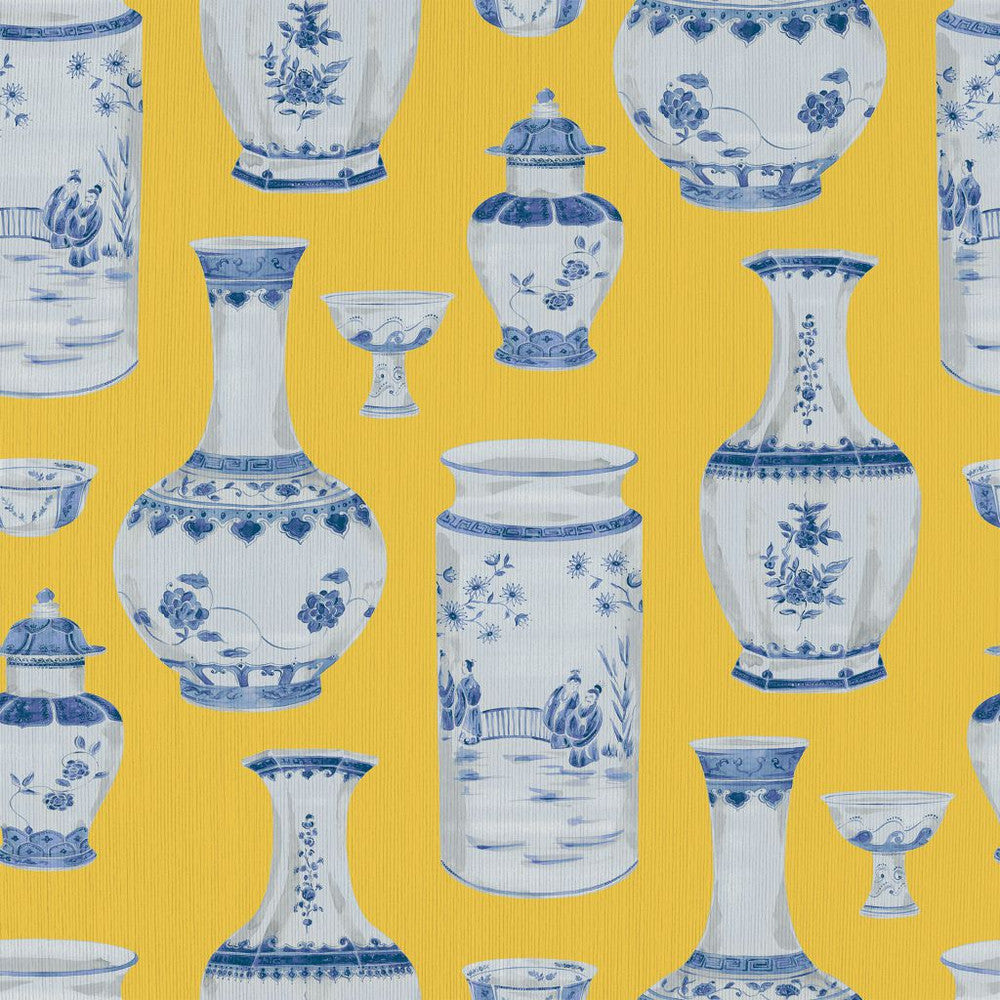 Ming Dynasty Dynasty Yellow by RM CoCo Fabric