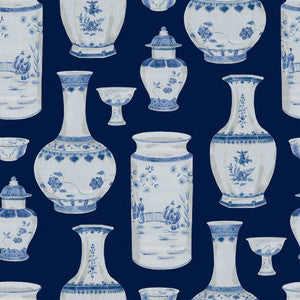 Ming Dynasty Indigo by RM CoCo Fabric