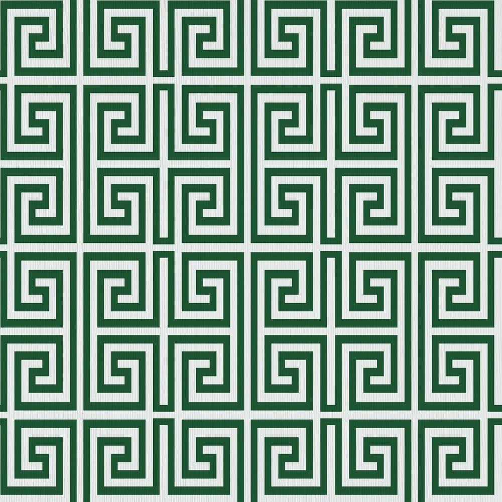 Emperor's Fret Emerald by RM CoCo Fabric