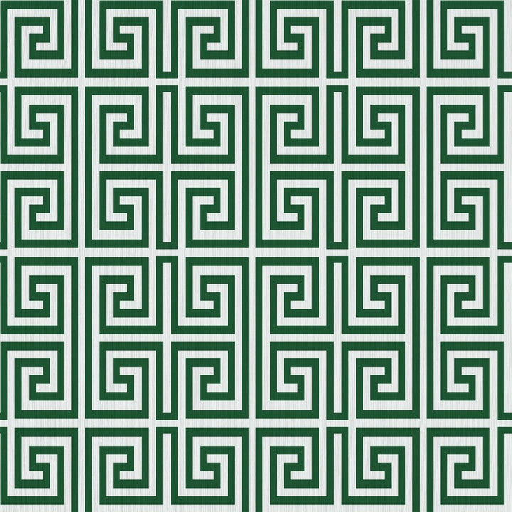 Emperor's Fret Emerald by RM CoCo Fabric