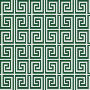 Emperor's Fret Emerald by RM CoCo Fabric