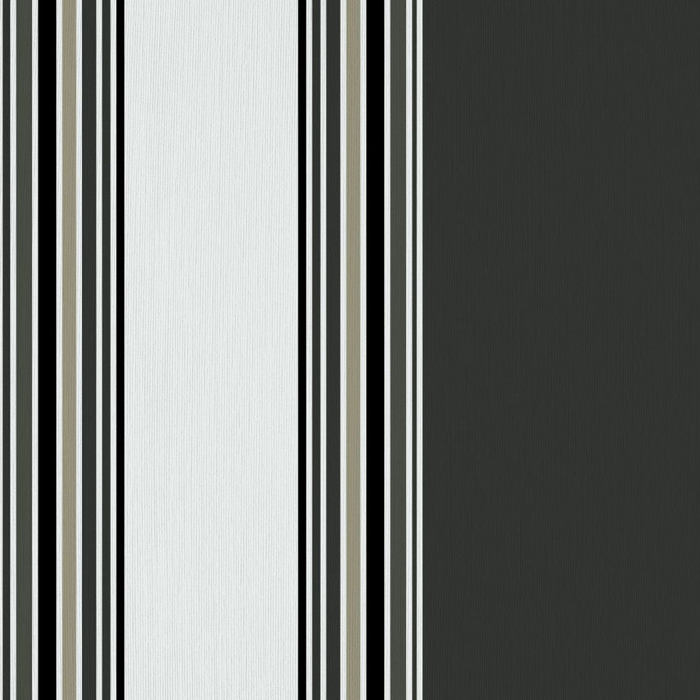 Ming Stripe Charcoal by RM CoCo Fabric