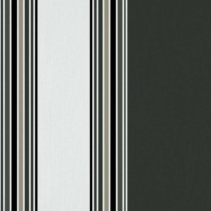 Ming Stripe Charcoal by RM CoCo Fabric