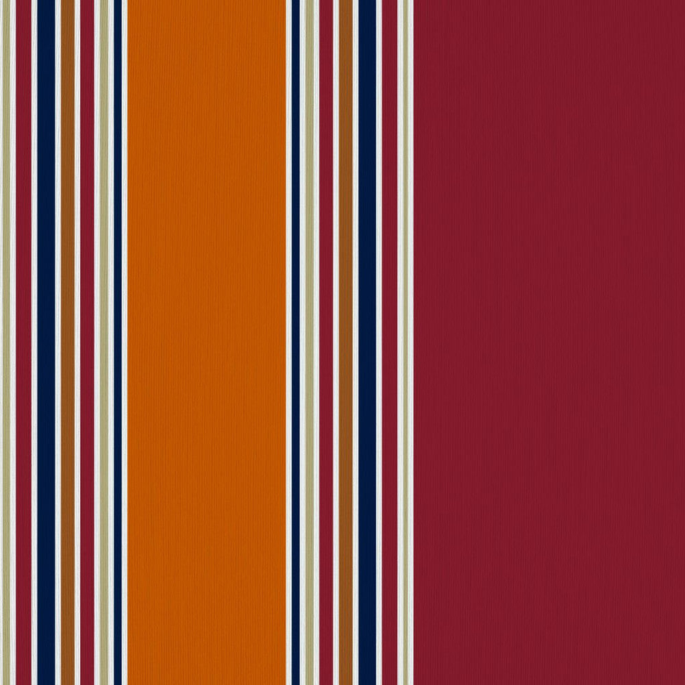Ming Stripe Cinnabar by RM CoCo Fabric