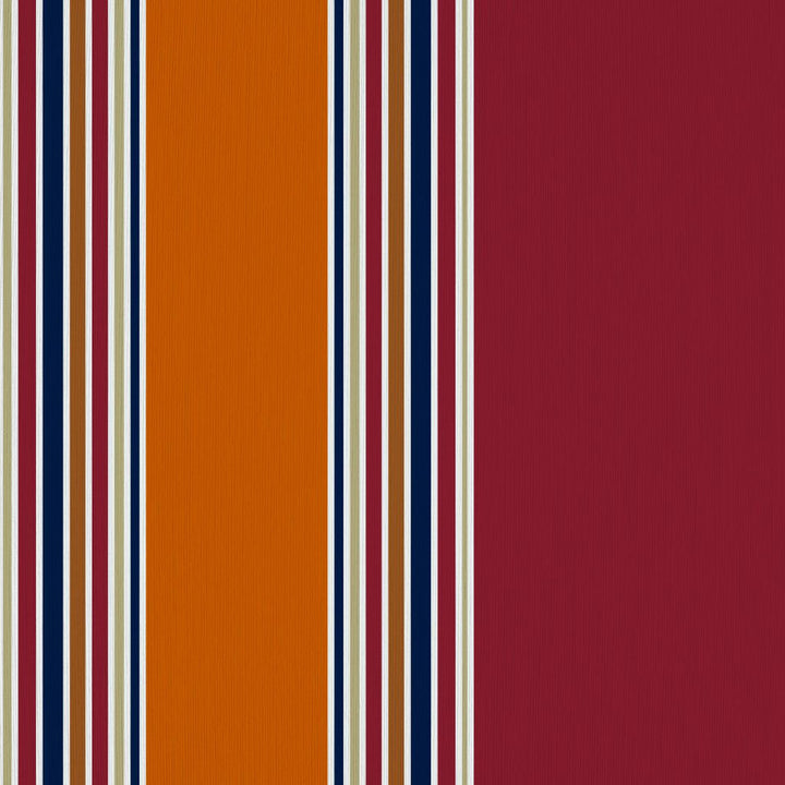 Ming Stripe Cinnabar by RM CoCo Fabric