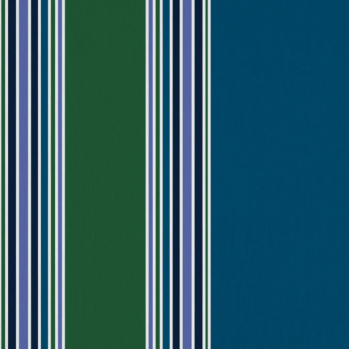 Ming Stripe Emerald by RM CoCo Fabric