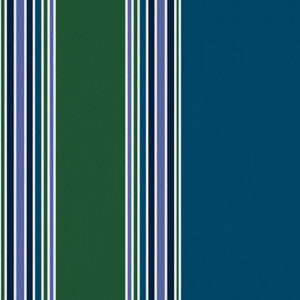 Ming Stripe Emerald by RM CoCo Fabric