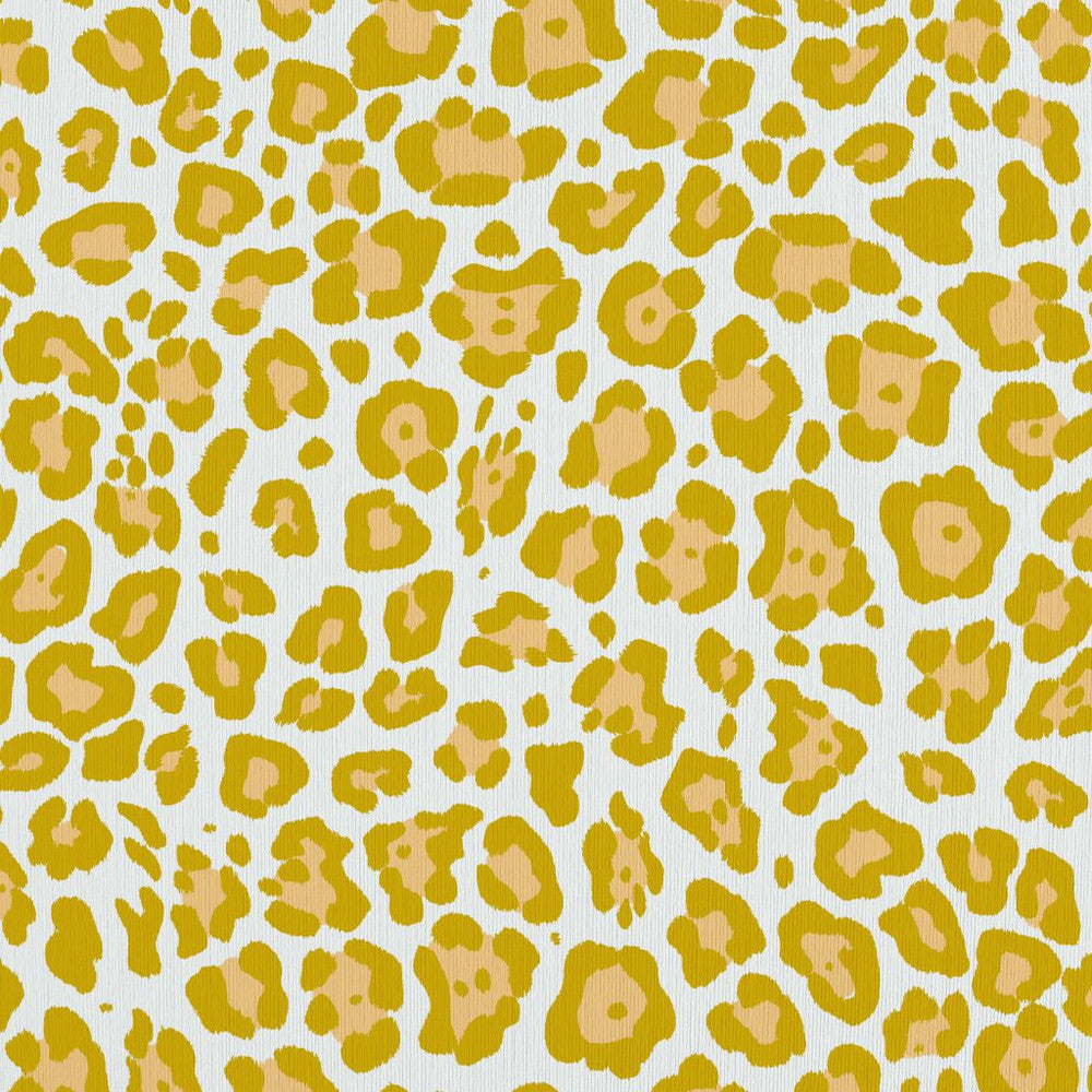 Leopard Dance Jonquil by RM CoCo Fabric
