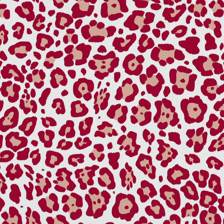 Leopard Dance Maraschino by RM CoCo Fabric