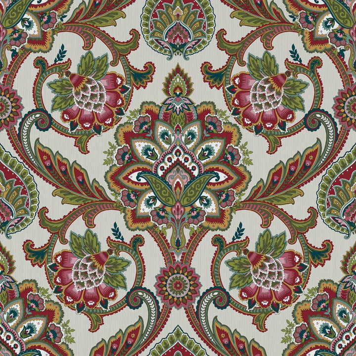 Blickling Garden Damask Multi by RM CoCo Fabric