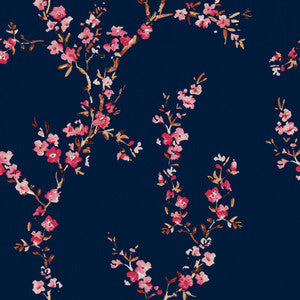 Manchurian Blossoms Britannia by RM CoCo Fabric