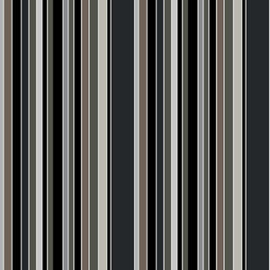Piccadilly Stripe Charcoal by RM CoCo Fabric