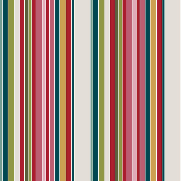 Piccadilly Stripe Multi by RM CoCo Fabric