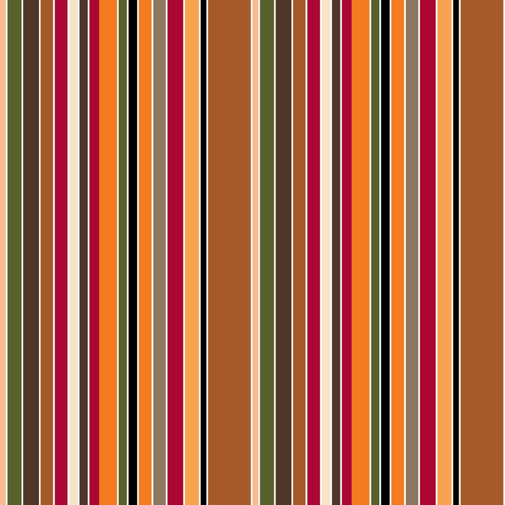Piccadilly Stripe Spice Road by RM CoCo Fabric
