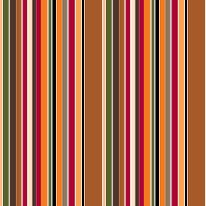 Piccadilly Stripe Spice Road by RM CoCo Fabric