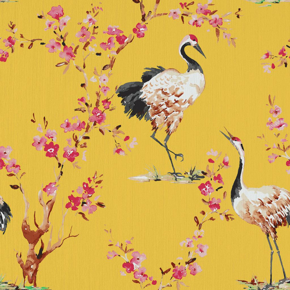 Manchurian Imperial Yellow by RM CoCo Fabric