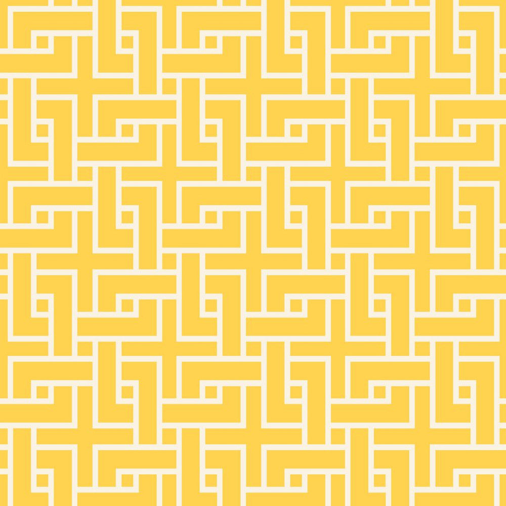 Manchurian Fret Forsythia by RM CoCo Fabric