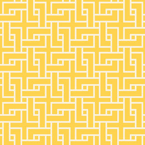 Manchurian Fret Forsythia by RM CoCo Fabric