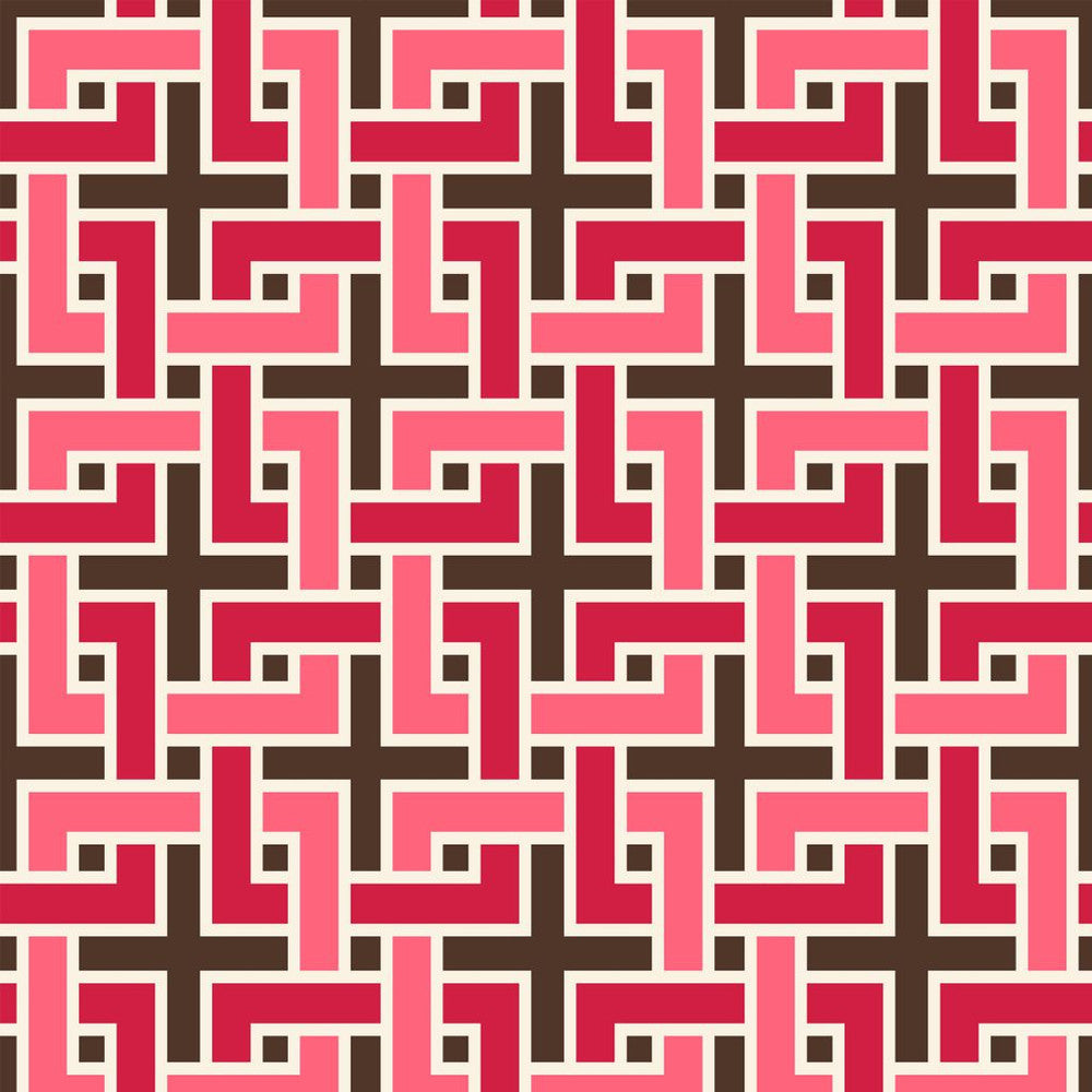 Manchurian Fret Ganache by RM CoCo Fabric