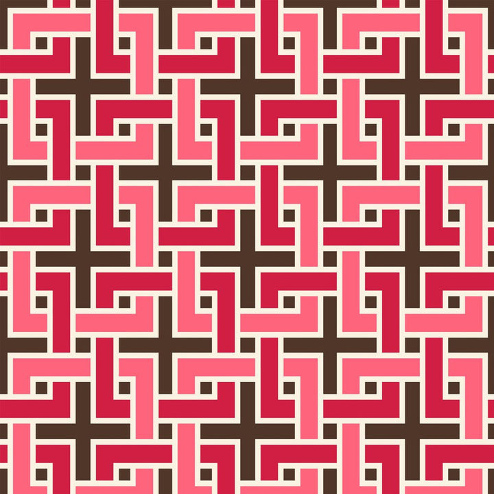 Manchurian Fret Ganache by RM CoCo Fabric