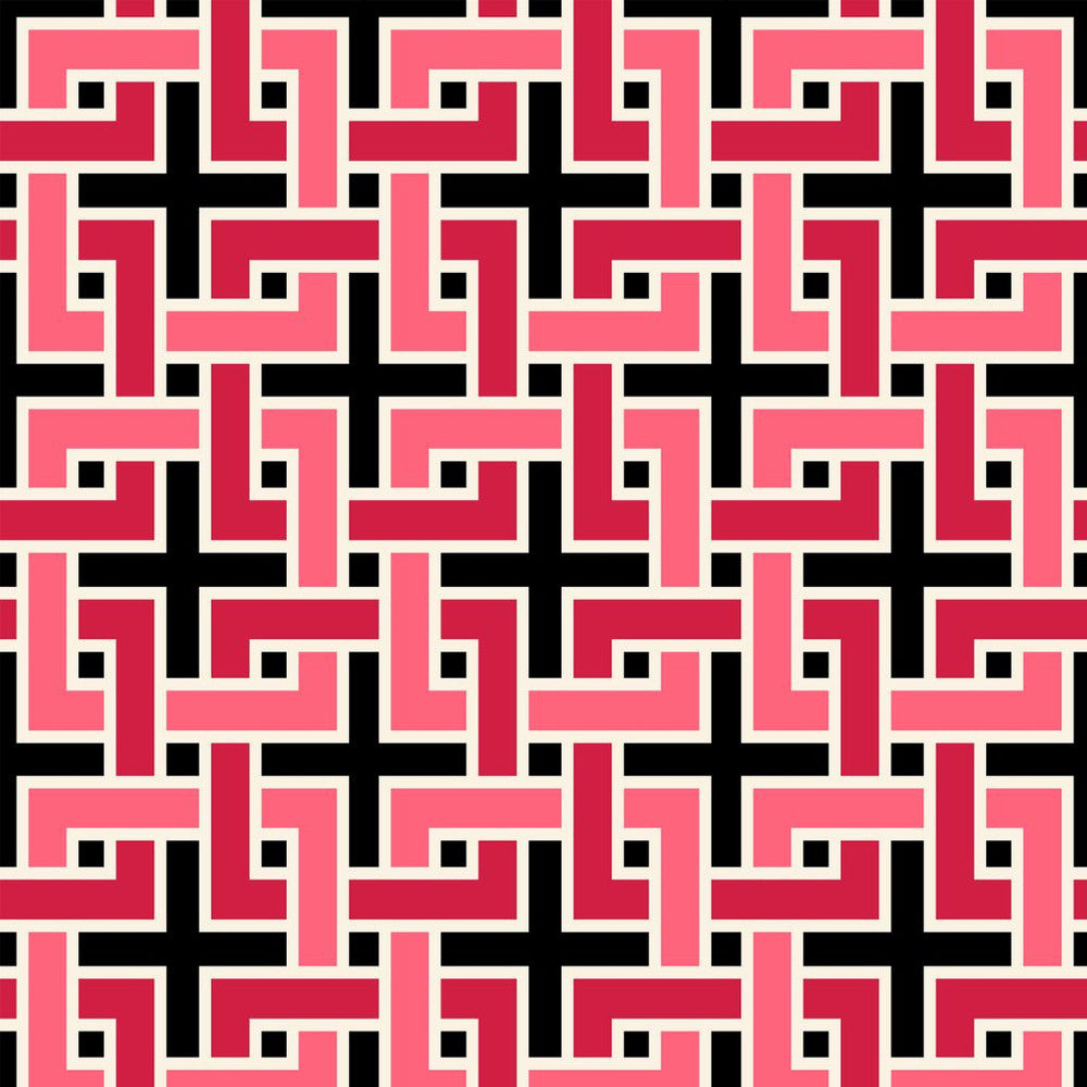 Manchurian Fret Onyx by RM CoCo Fabric