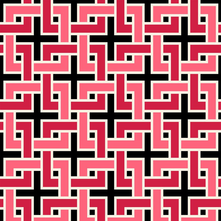 Manchurian Fret Onyx by RM CoCo Fabric
