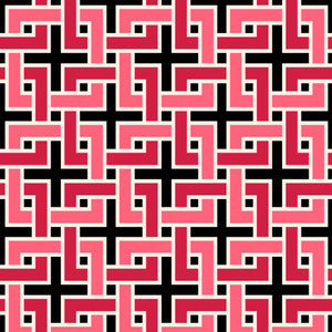 Manchurian Fret Onyx by RM CoCo Fabric