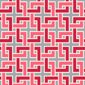 Manchurian Fret Platinum by RM CoCo Fabric
