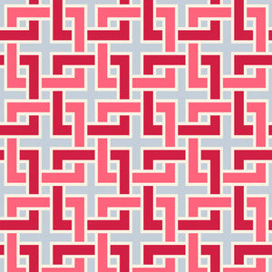 Manchurian Fret Wedgewinkle by RM CoCo Fabric