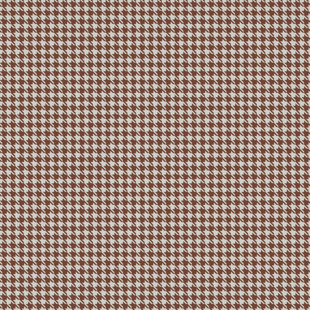 Sherlock Houndstooth Chestnut by RM CoCo Fabric