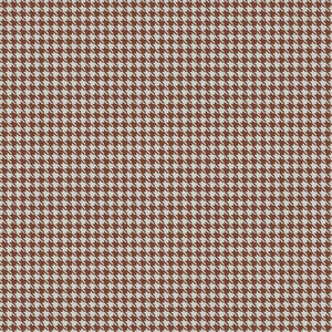 Sherlock Houndstooth Chestnut by RM CoCo Fabric