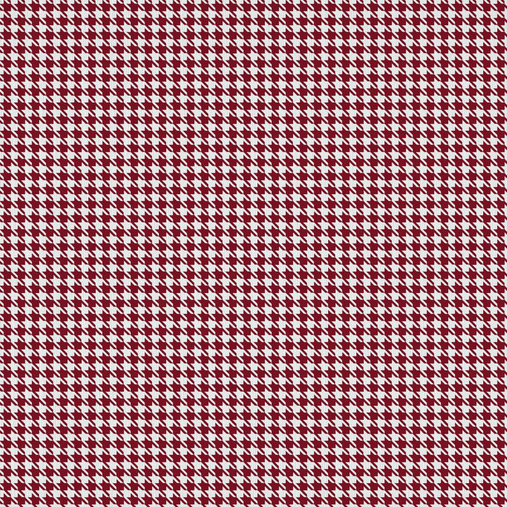 Sherlock Houndstooth Garnet by RM CoCo Fabric
