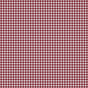 Sherlock Houndstooth Garnet by RM CoCo Fabric