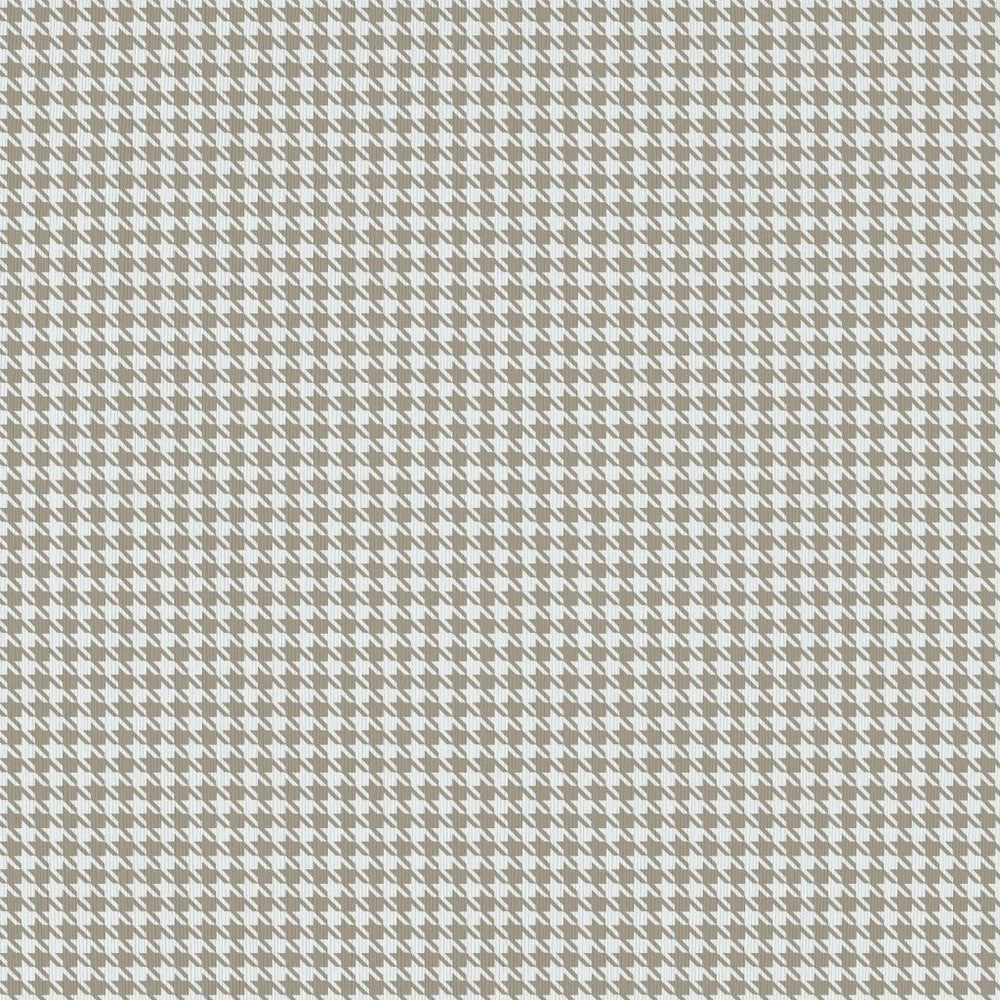 Sherlock Houndstooth Greige by RM CoCo Fabric