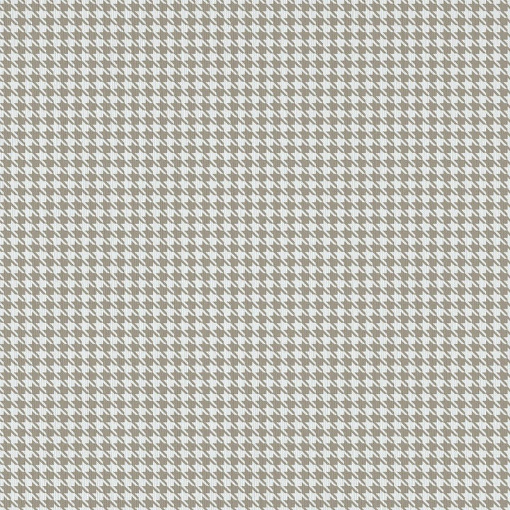 Sherlock Houndstooth Greige by RM CoCo Fabric