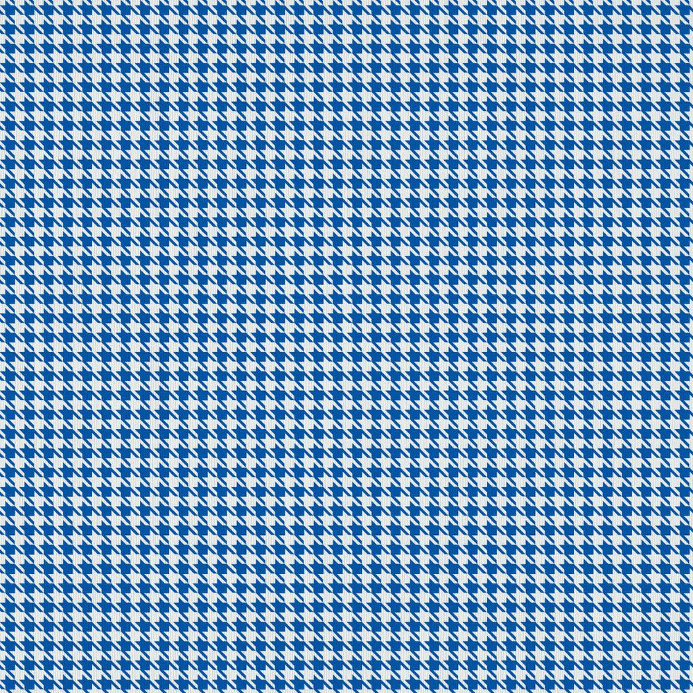 Sherlock Houndstooth Sapphire by RM CoCo Fabric