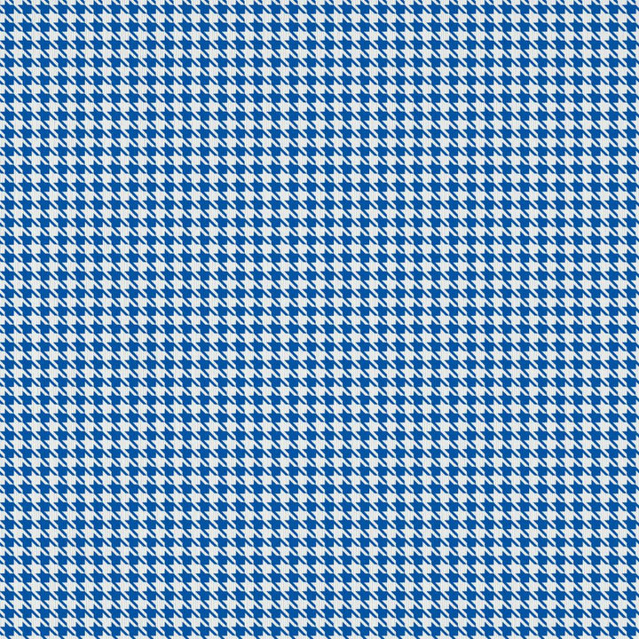 Sherlock Houndstooth Sapphire by RM CoCo Fabric