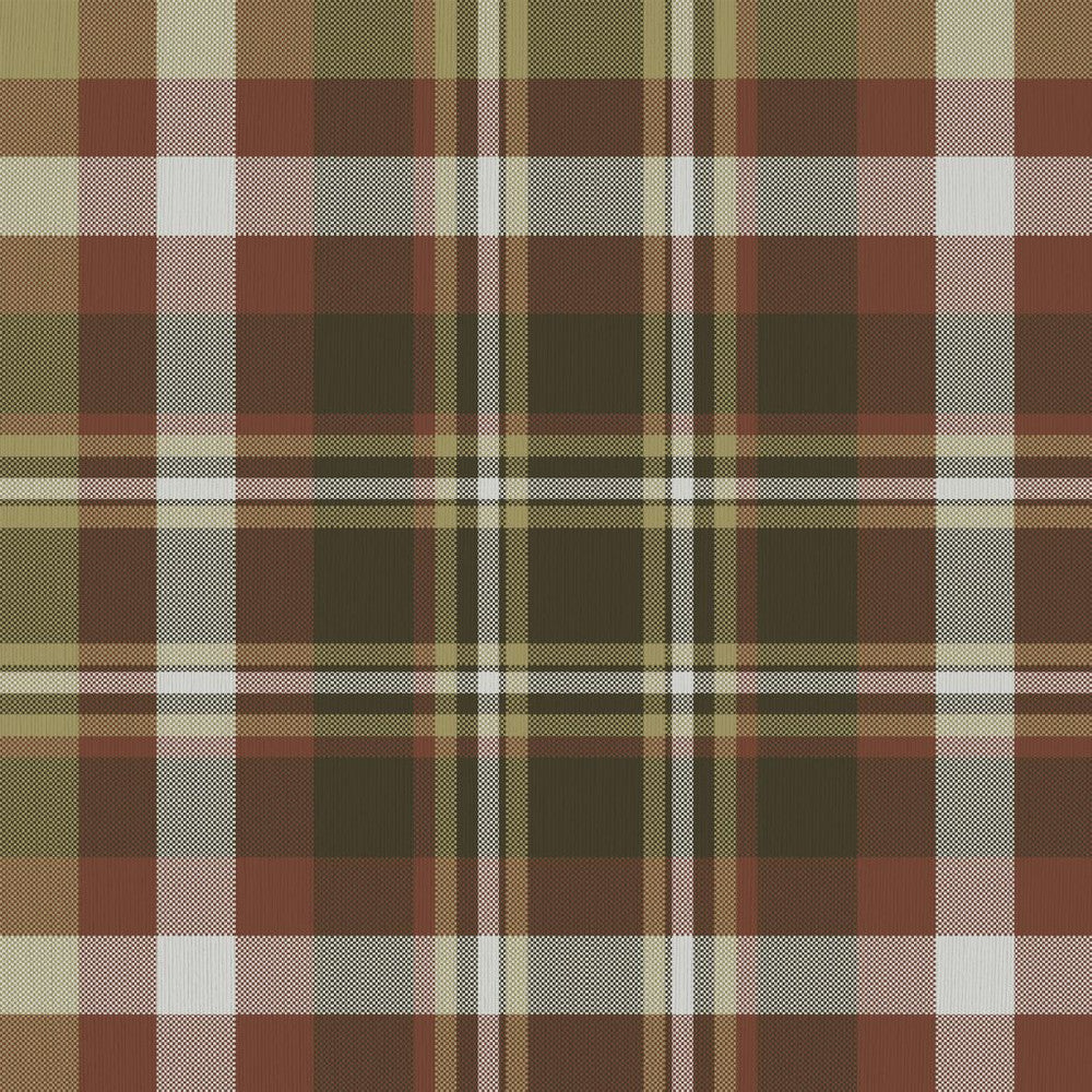 Ipswich Plaid Chestnut by RM CoCo Fabric