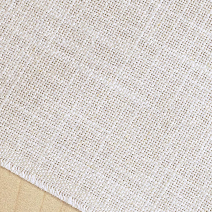 Valencia White by RM CoCo Fabric 70% Viscose 30% Linen See Sample 0 Horizontal: 0 and Vertical: 0 59 - Fabric Carolina -