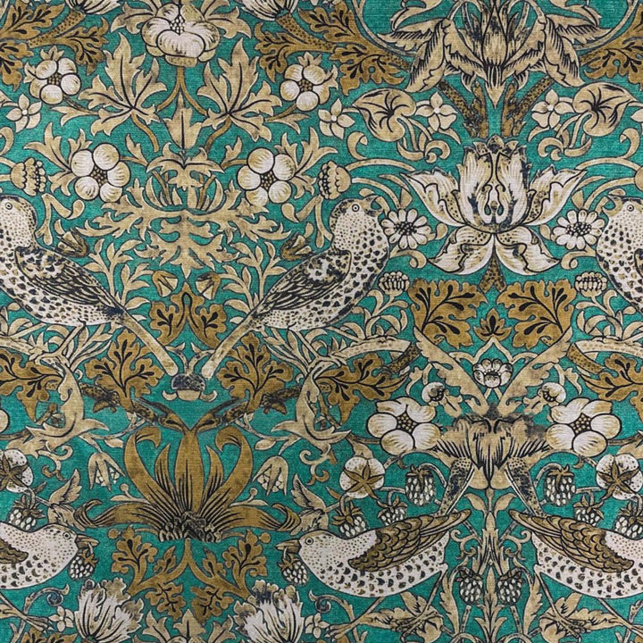 Hammersmith Garden Robin's Egg by RM CoCo Fabric Inspired Living Vol 11 100% Polyester See Sample 0 Horizontal: 14.2514.75 55  - Fabric Carolina -
