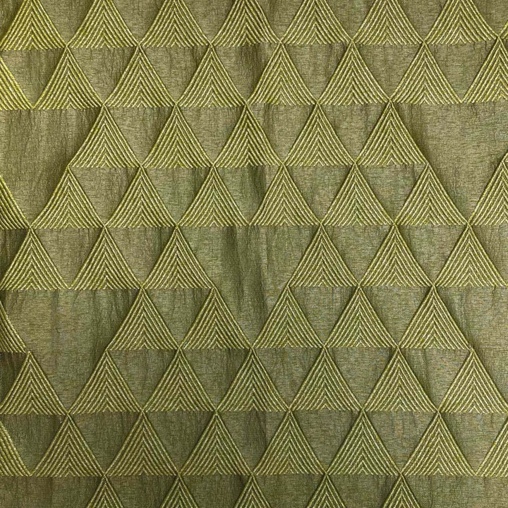 Pyramids Silver Sage by RM CoCo Fabric Inspired Living Vol 11 71% Polyester 28% Cotton 1% Lycra See Sample 0 Horizontal: 13.33 and Vertical: 11.875 53 - Fabric Carolina -