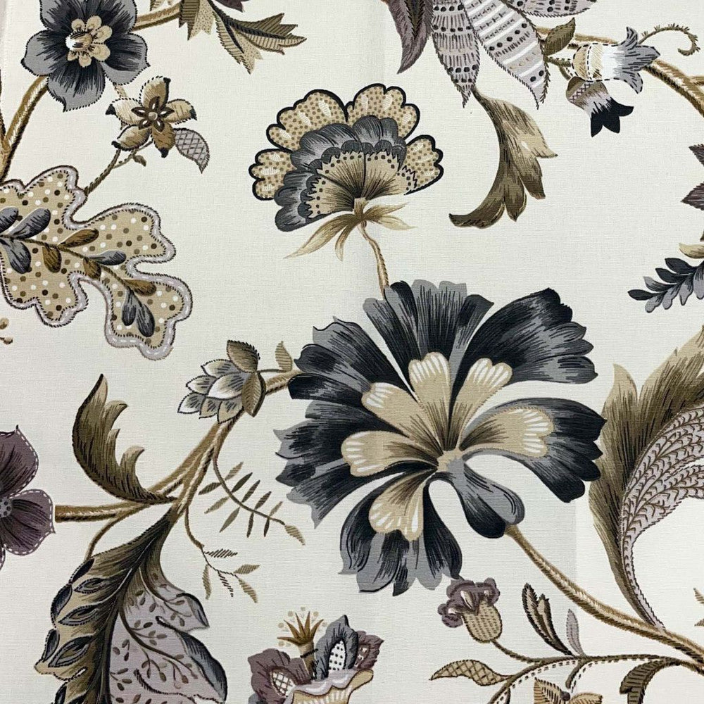 Queen's Garden Silverstone by RM CoCo Fabric Inspired Living Vol 12 50% Cotton 50% Polyester See Sample 0 Horizontal: 26.75 and Vertical: 24.75 55 - Fabric Carolina -