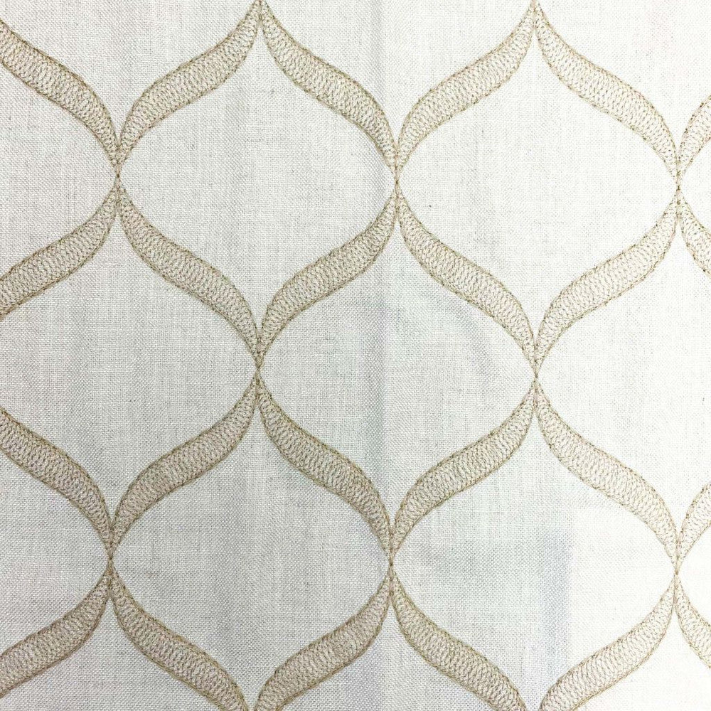 Spirograph Natural by RM CoCo Fabric Inspired Living Vol 7 50% Polyester 40% Cotton 10% Linen See Sample 0 Horizontal: 5.75 and Vertical: 7.75 58 - Fabric Carolina -
